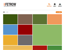 Tablet Screenshot of fetrowcreative.com